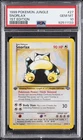 1999 POKEMON JUNGLE 1ST EDITION #27 SNORLAX PSA 10