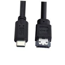 Cable for HDD/SSD/ODD 3.28FT/1.0M One Way Transmission The USB USB C to eSATA
