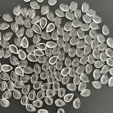 AAA Natural Crystal Quartz Cabochon Pear Shape Loose Gemstone