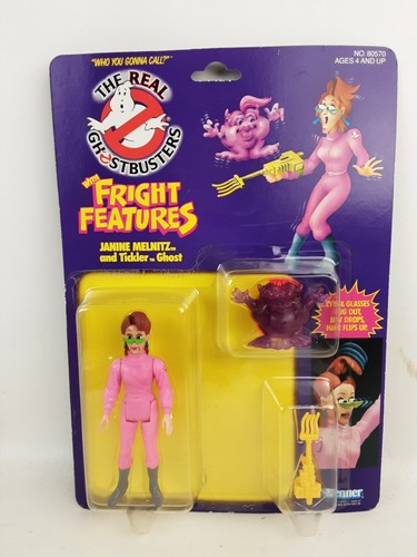 Janine Malnitz & Trickler The Real Ghost Busters Kenner 80's New Old Stock - Picture 1 of 4
