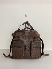 Other Brands FLORIANDENICOURT Backpack Leather BRW All-Over Pattern