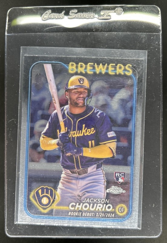 2024 Topps Chrome Update Jackson Chourio RC Rookie #USC30 Brewers