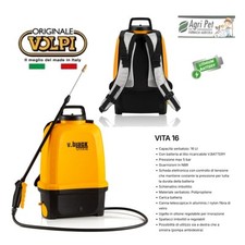 POMPA ORIGINALE VOLPI IRRORATRICE A BATTERIA A LITIO 2AH V.BLACK  16LT  14.4V
