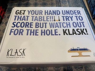 KLASK Magnetic Battle Game of Skill Tabletop Foosball / Air Hockey Hybrid Battle