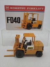 Komatsu 616 1:25 Scale Vintage Yellow FD40 Forklift Diecast Model EX/Box