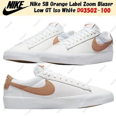 Nike SB Orange Label Zoom Blazer Low GT Iso White DQ3502-100 Men's Size
