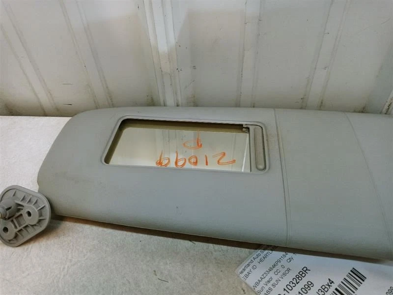 2004 BMW 325i PASSENGER RIGHT SEDAN LEATHER SUN VISOR OEM USED TESTED - Image 2 of 4