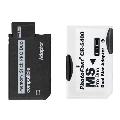 1 Pcs Memory Stick Pro Duo Adapter Micro SD TF Card Reader Converter PSP Sony