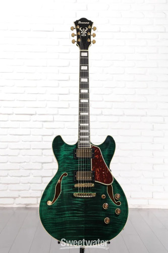 Ibanez Artcore Expressionist AS93FM Semi-hollow Electric Guitar - Transparent