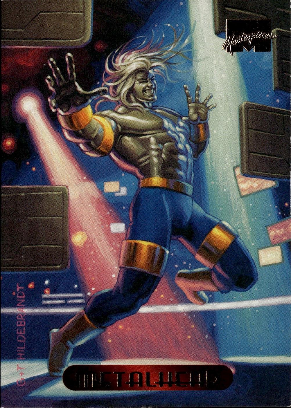 1994 Fleer Marvel Masterpieces Hildebrandt Brothers #75 Metalhead