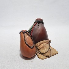 Soul Journeys Safekeeping Maasai African Figurine Calabash 2000 Resin Ornament