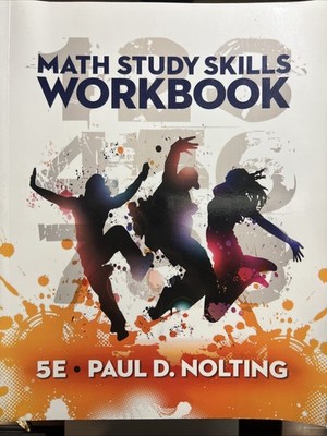 Math Study Skills Workbook: Yo - Very Good Condition.