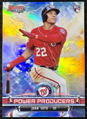 2018 Bowman's Best - Power Producers Juan Soto Rookie #PP-JS (RC)