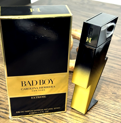 #ad #ad Bad Boy EXTREME Carolina Herrera Eau De Parfum Natural Spray 1.7 oz for Men NEW $75.00