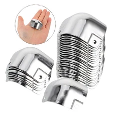 20 Pcs Decorative Corner Guards Metal Safety Alloy Trunk Protectors