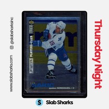 1995 UPPER DECK COLLECTORS CHOICE #288 JOE SAKIC PLATINUM PLAYER'S CLUB