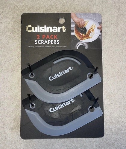 Cuisinart - 2 Pk - food scrapers - black and gray