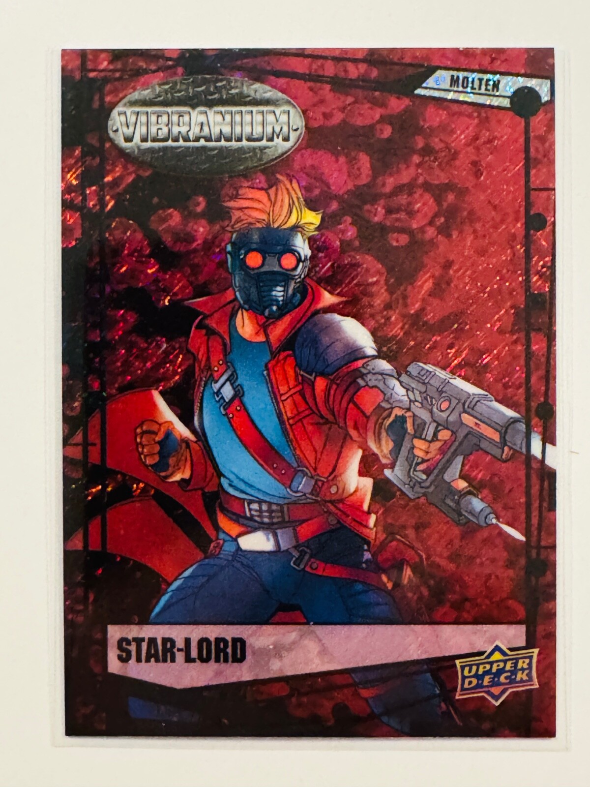 2015 Marvel Vibranium Molten #13 STAR-LORD #116/299 Red Lava😍😍😍VHTF *