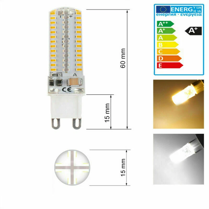 G9 LED Bulb 9W Halogen Bulbs Capsule Light Corn Bulb 220V Energy saving Lamp new - Image 2 of 4