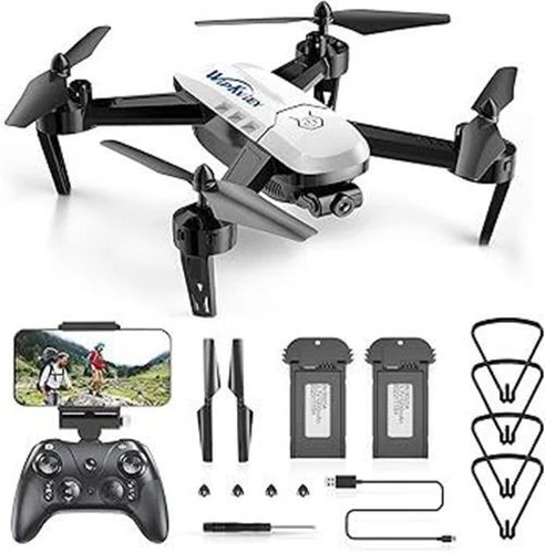 Wipkviey T6 Drone with 1080P Camera, 2 Batteries, Kids/Adults Beginners Gift