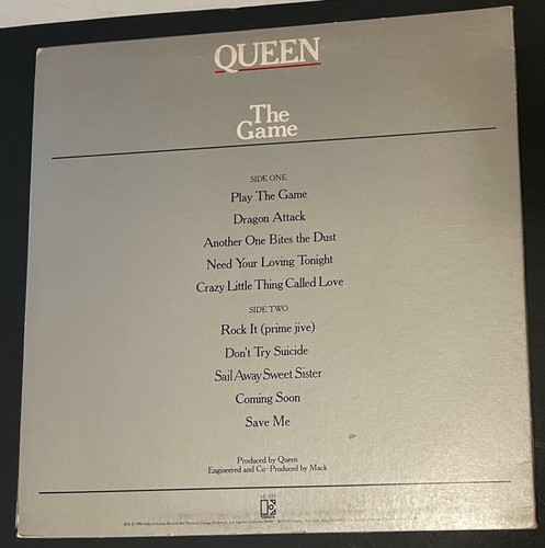 QUEEN / The GAME 1980 Elektra – 5E-113 plays NM - Foto 6 di 6