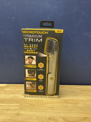 MICRO-TOUCH Titanium Trim Hair Cutting Tool - NEW