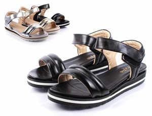 Black Color Casual Padded Cushion Platform Flatform Sexy Womens Sandals Size 6 | eBay