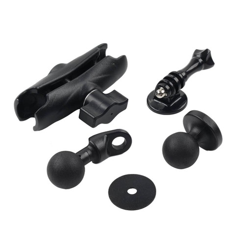 Mirror Camera Mount Bracket Holder 360° Black For Gopro CONTOUR SLR Motor - Picture 2 of 9
