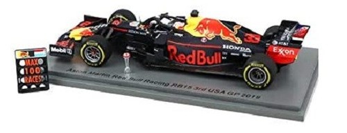 Spark S6049 Aston Martin Red Bull Racing USA GP 2019 Max Verstappen escala 1:43 - Imagen 3 de 7