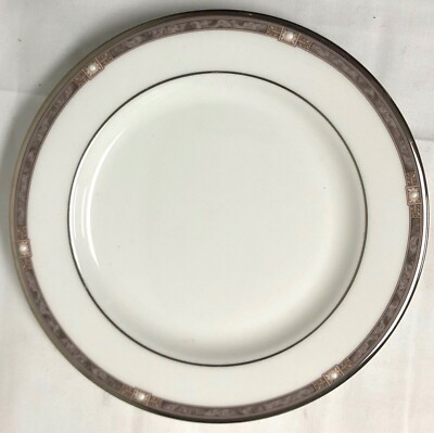 LENOX CLASSIC COLLECTION PINK PEARLESCENCE PLATINUM FINE BONE CHINA BREAD 6 3/8''