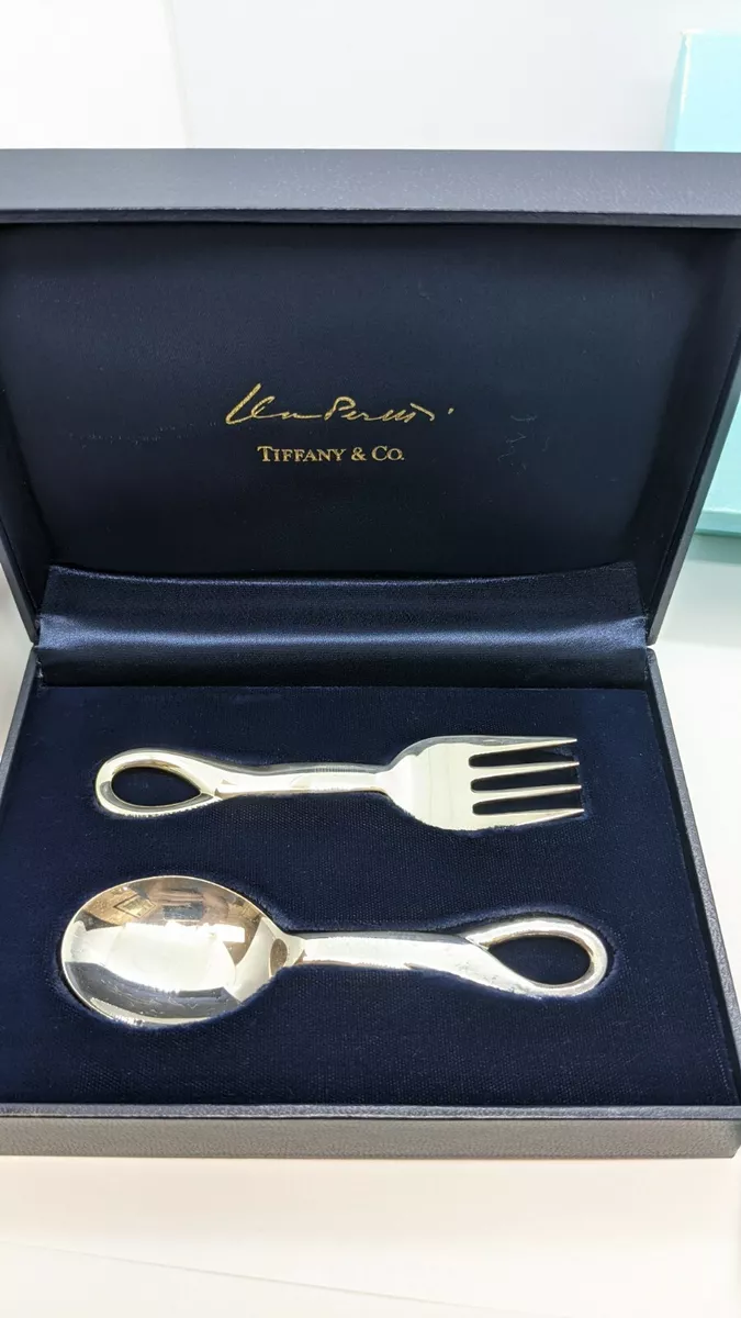 Tiffany baby shop spoon and fork