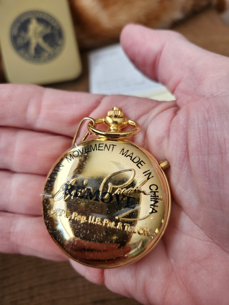 50th ANNIVERSARY Elvis PRESLEY Hound Dog Pocket Watch With