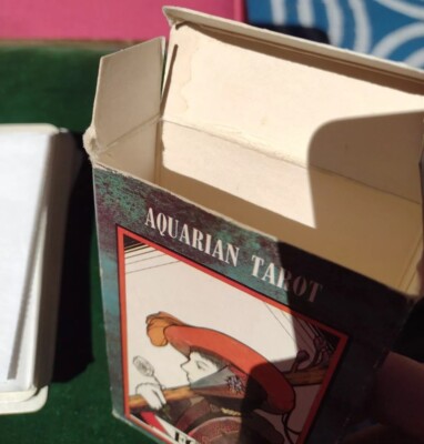 Vintage 1970 AQUARIAN The Fool TAROT CARDS X 78 MORGAN PRESS/US