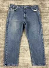 Wrangler Jeans Mens 42x30 Blue Denim 100% Cotton 9760WDR Medium Wash