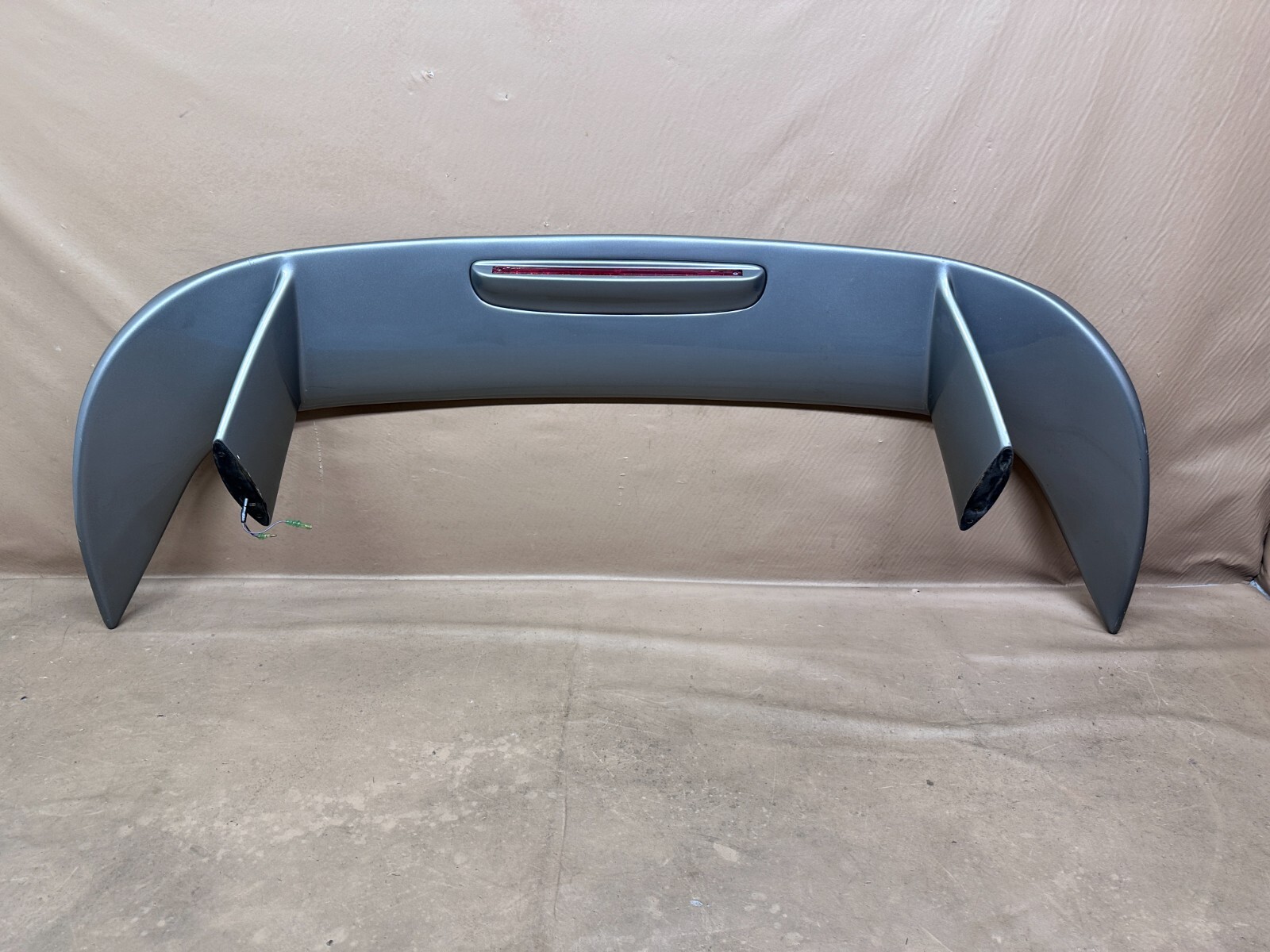 Aston Martin Porsche Ferrari Rear Trunk Spoiler Wing w/ Third Light Fiberglass
