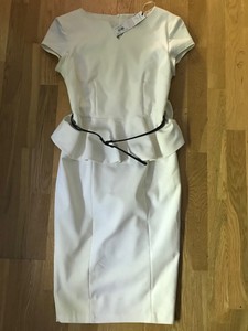 white peplum dress uk