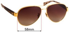 SFx Replacement Sunglass Lenses fits Coach HC7063 - 58mm Wide