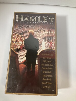 William Shakespeare's Hamlet VHS Michael Bryant Richard Briers Kenneth Branagh