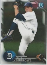 Beau Burrows Detroit Tigers 2016 Bowman Chrome Prospect