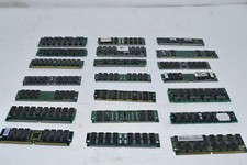 Lot of 21 Memory Ram Stick Modules, Mixed Lot Various Brands