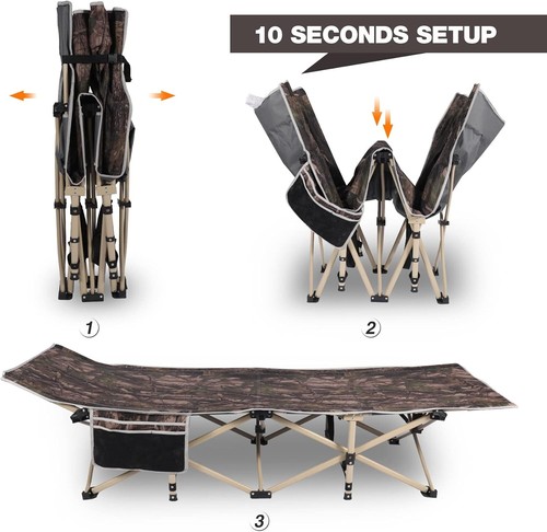 Heavy-Duty Extra Wide Hunting Cot – 500 lbs Support, Perfect for Outdoors - Picture 8 of 11