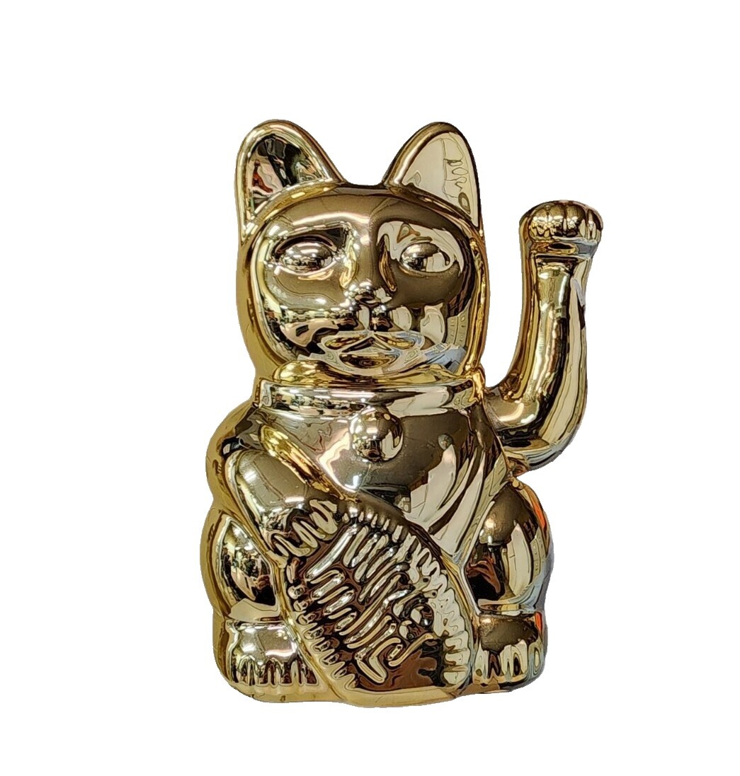 ヴィンテージ80s手描きの大きな瞳が可愛い雰囲気抜群の幸運・良き人を招く招き猫 Maneki Neko Vintage | eBay