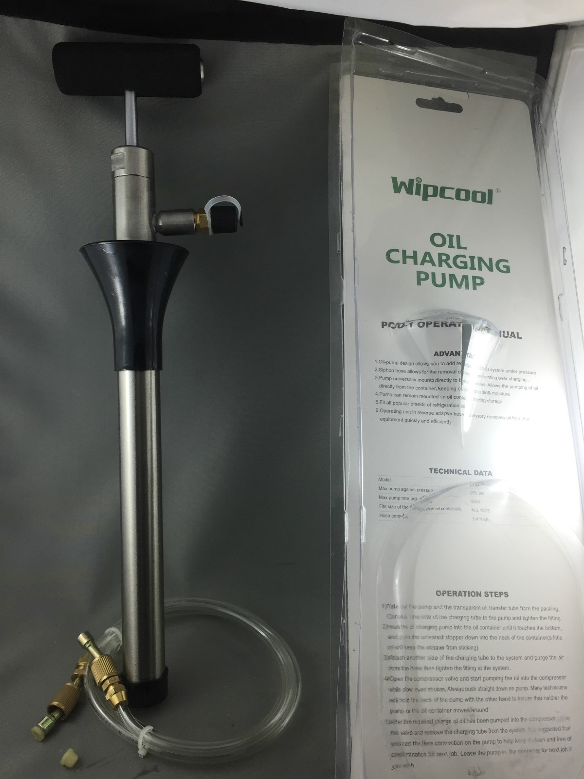 REFRIGERATION COMPRESSOR OIL CHARGING PUMP PCO1 200PSI eBay