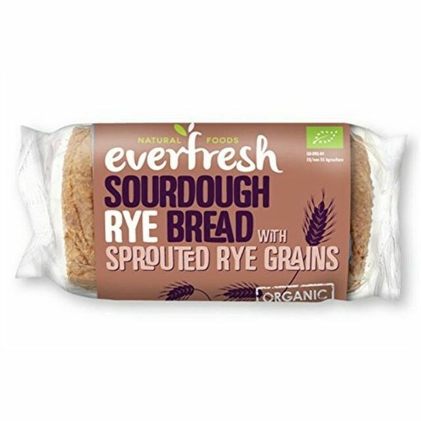 Everfresh Natural Foods Organic Rye Sourdough Bread 400g for sale