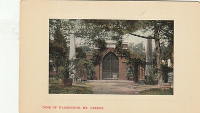 KAPPYS 21018-64 LEET BROS PUB RPPC UNPOSTED TOMB OF GEORGE WASHINGTON 