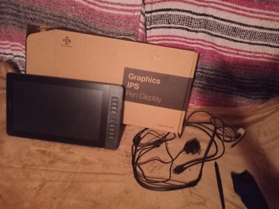 GAOMON PD1560 15.6'' Graphics IPS Black Drawing Tablet with Pen Used, very little