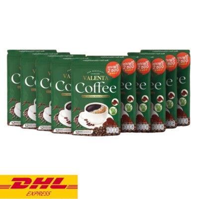 10x Valenta Coffee Instant Powder Mix Weight Control Slim Fit Burn Diet Fiber