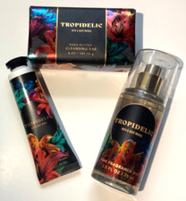 3 Bath  Body Works Tropidelic Bar Soap  Hand Cream  Fine Fragrance 2.5 fl oz
