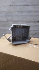 Box of 8 - New Work Deep Box Electrical Box, 4 in Sq, 32 cu. in., PVC EZ32XN