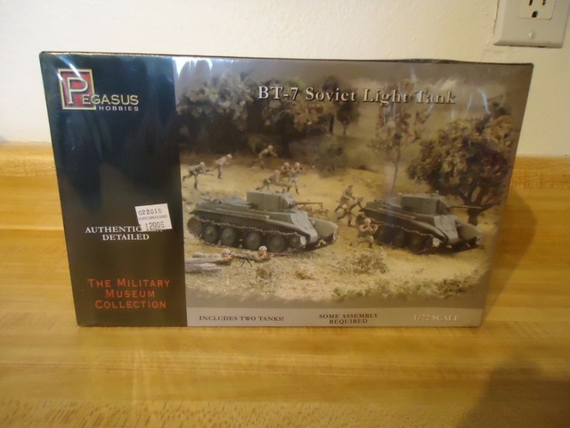 Pegasus Military Museum Collection 2 Bt 7 Soviet Light Tank Model Kit Sealed For Sale Online
